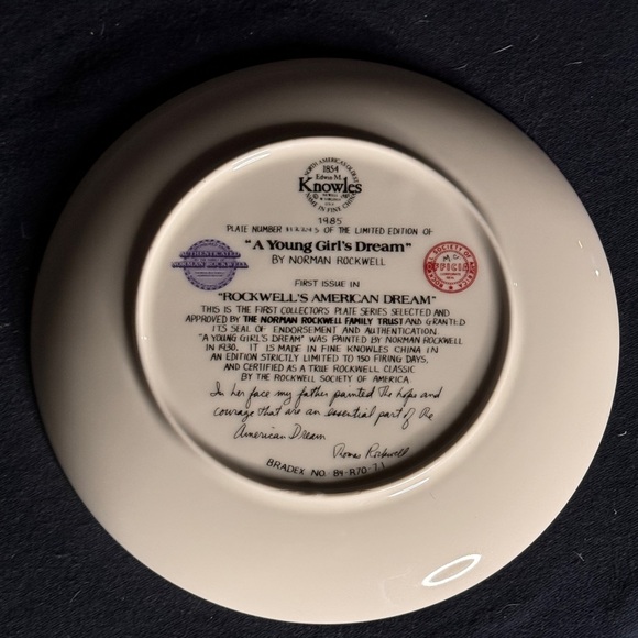 Norman Rockwell’s American Dream “A Young Girl’s Dream” first issue - Picture 2 of 3